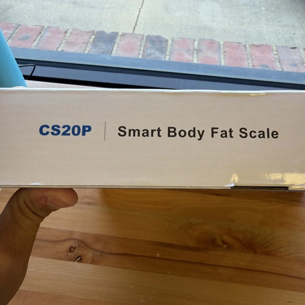 GE Smart Body Weight Scale, with 8-in-1 Display for BMI Body Fat Muscle Mass,...